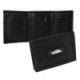 Cartera Con Velcro 3 Dobleces, Cerrada 14×10 Cm, Abierta 30×14 Cm, Negra