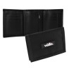 Cartera Con Velcro 3 Dobleces, Cerrada 14×10 Cm, Abierta 30×14 Cm, Negra