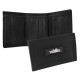 Cartera Con Velcro 3 Dobleces, Cerrada 13×8.5 Cm, Abierta 24.5×12.5 Cm, Negra