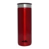 Termo Con Protector Antiderrames, Tapa Rosca, 500 Ml, Rojo Met?Lico