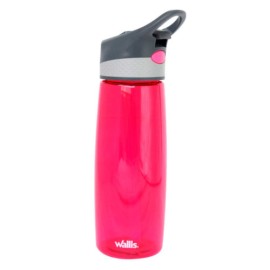 Cilindro  De Tritan BPA Free Con Agarradera, Popote Y Bot?N Antiderrame, 680 Ml, Rosa