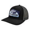 Gorra Con Malla Y Ajustador De Plastico, BORN For Adventure , Negro/Gris