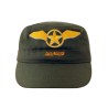 Gorra Tipo Fidel Con Ajustador Con Velcro, Air Force, Verde Olivo