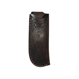 Funda Piel P/Navajas BOKER Trapper Negra Hasta Navajas De 4.25